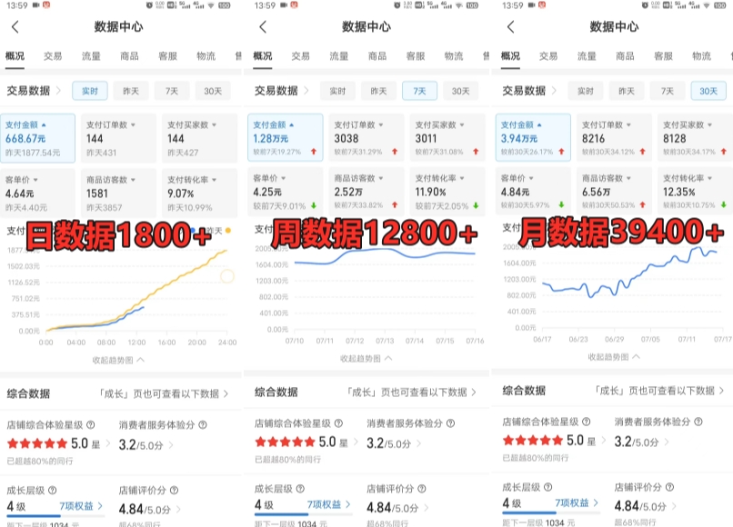 拼多多虚拟电商训练营月入30000+你也行,暴利稳定长久,副业首选-第一资源库