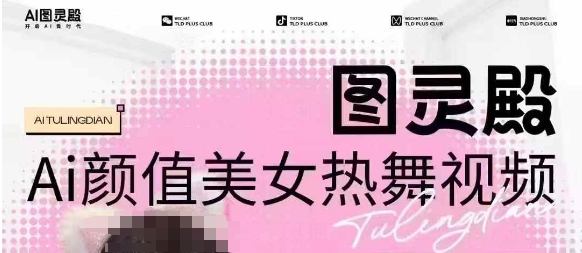 全网首发，原价988图灵殿AI颜值美女热舞视频，云端生图，轻松过原创-第一资源库