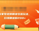 黄岛主引流课：百家号视频精准引流玩法，日涨精准粉200+-第一资源库