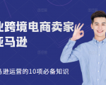职业跨境电商卖家聊亚马逊：亚马逊运营的10项必备知识，12堂课让你看懂亚马逊运营-第一资源库